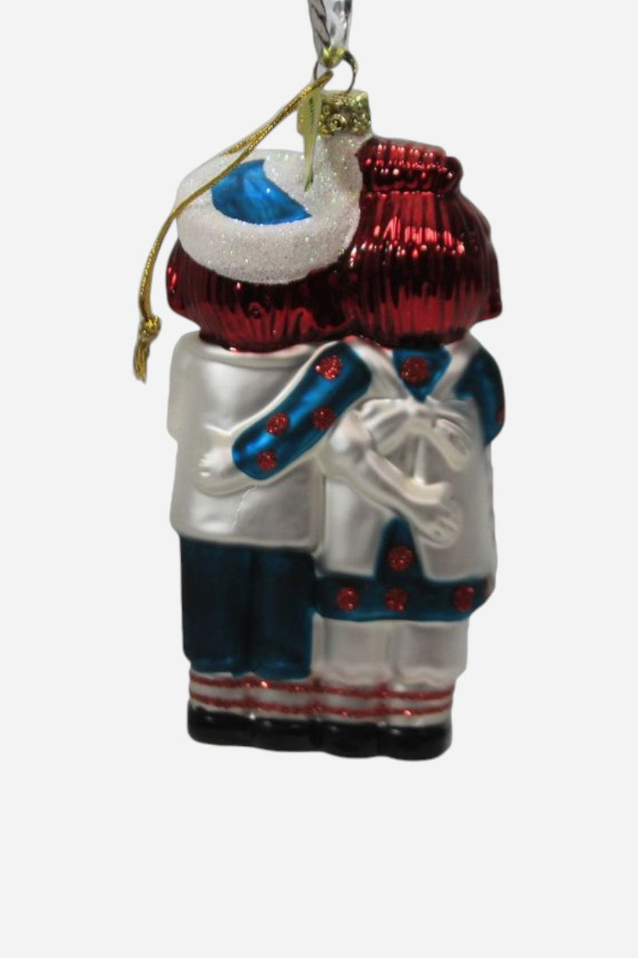 Retro Doll Ornament – back view