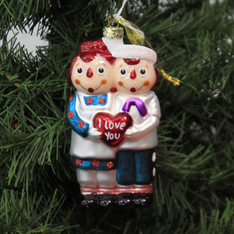 Retro Doll Ornament – side view