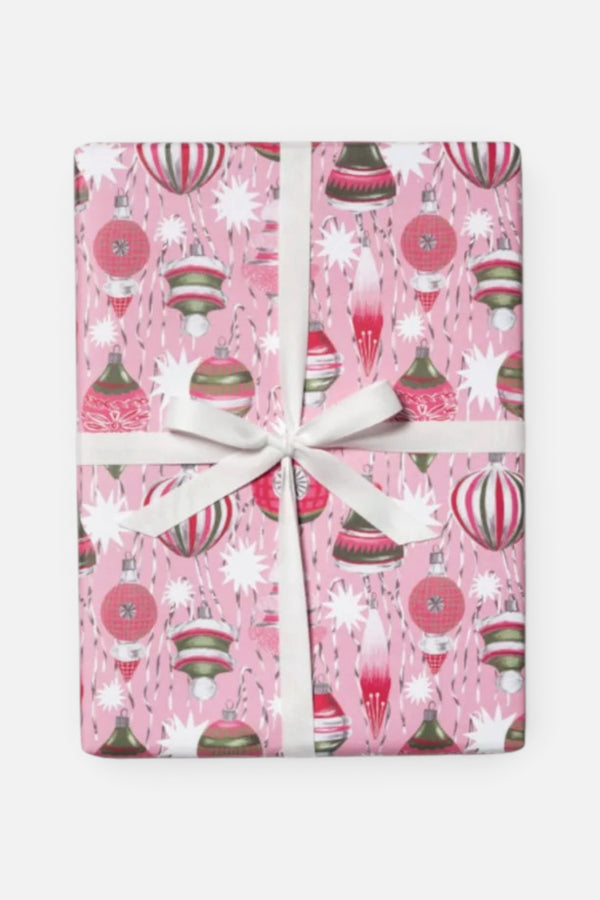 Retro Ornaments Wrapping Paper