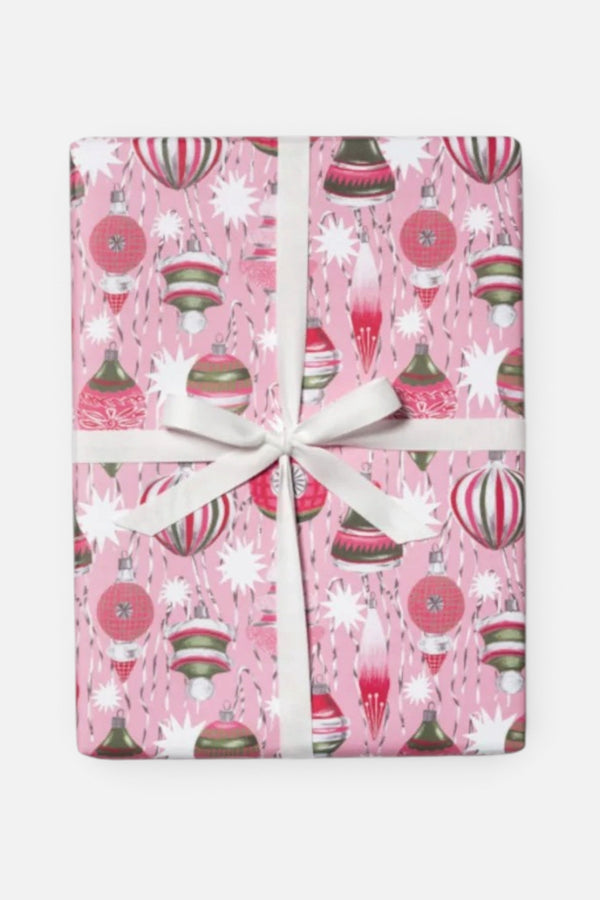Retro Ornaments Wrapping Paper