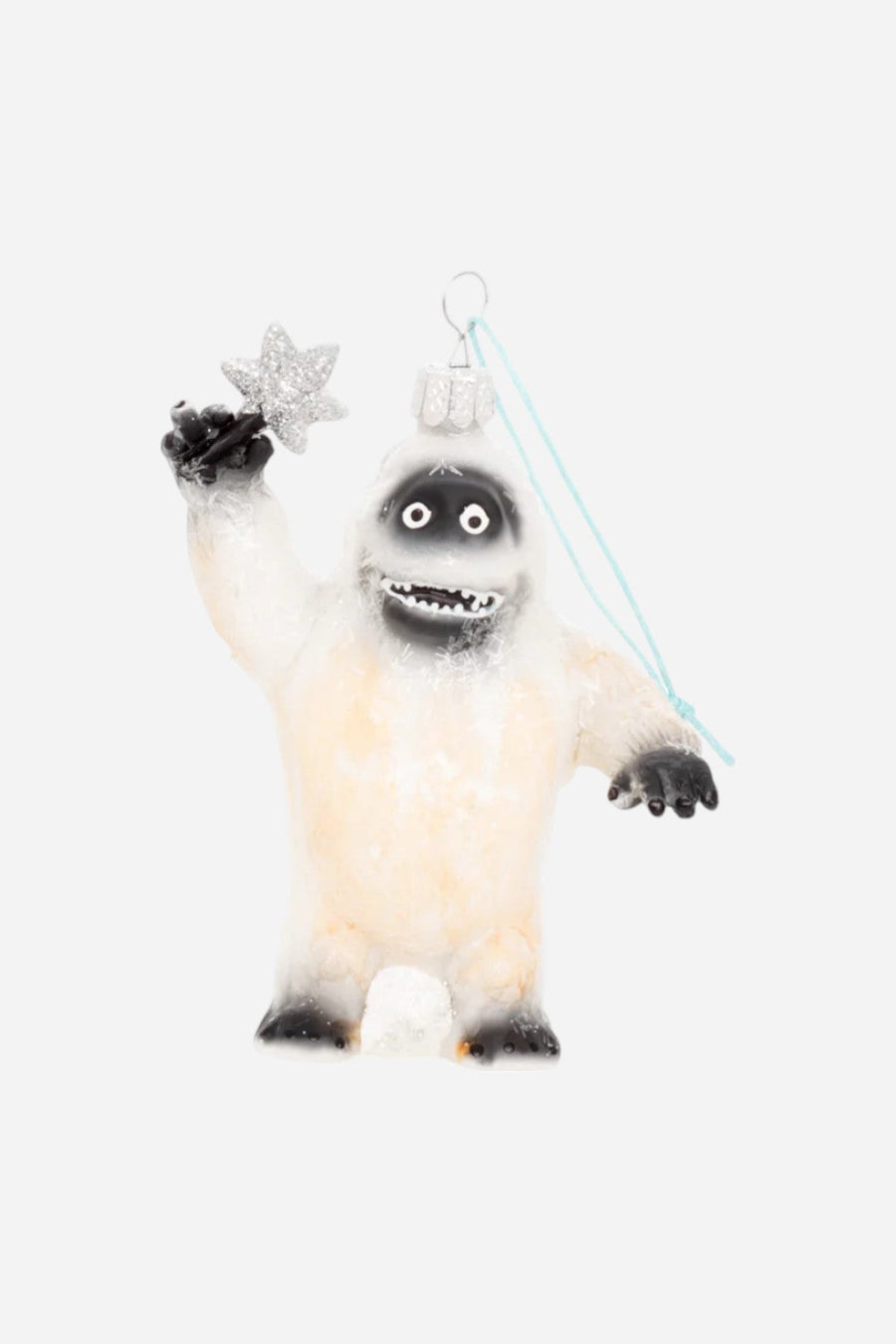Retro Rudolph Abominable Snowman Ornament – front view