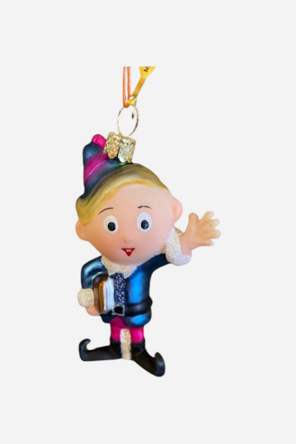 Retro Rudolph Elf Ornament