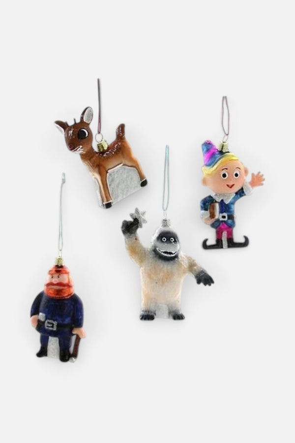 Retro Rudolph Ornament