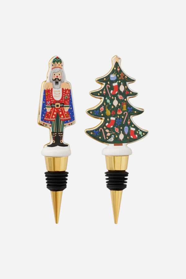 Rifle Paper Co. Nutcracker Wine Stopper Set