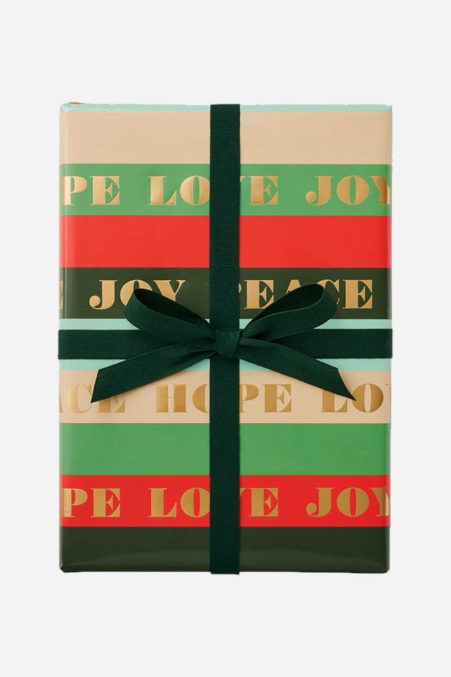 Rifle Paper Co. Peace & Joy Wrapping Roll – front view