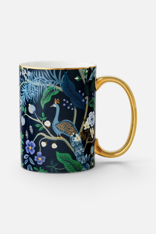 Rifle Paper Peacock Procelain Mug