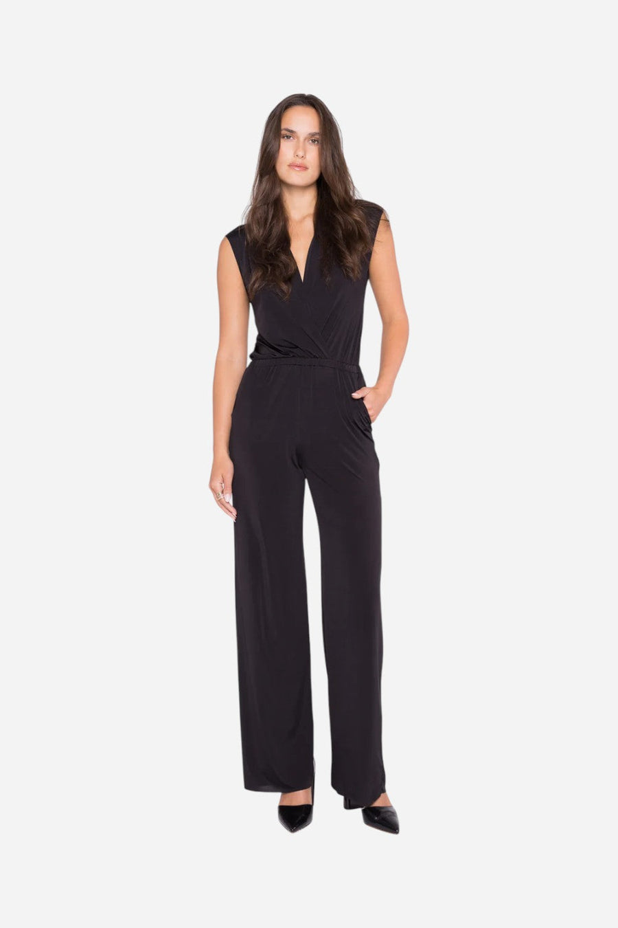 Ripley Rader Black Jumpsuit - Classic – detail