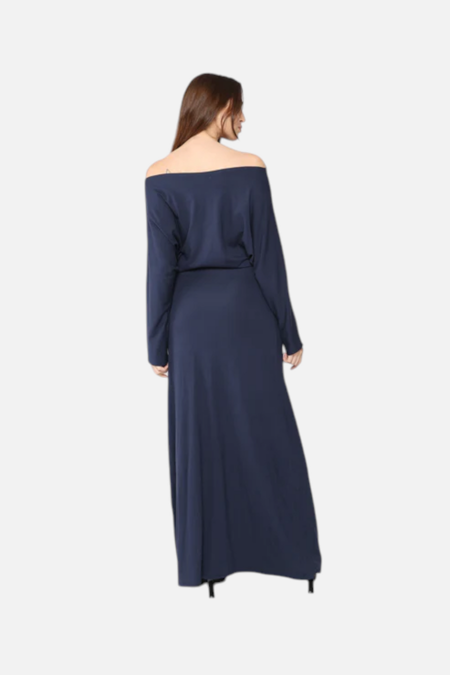 Ripley Rader Jersey Cool Girl Dress in Navy – side view