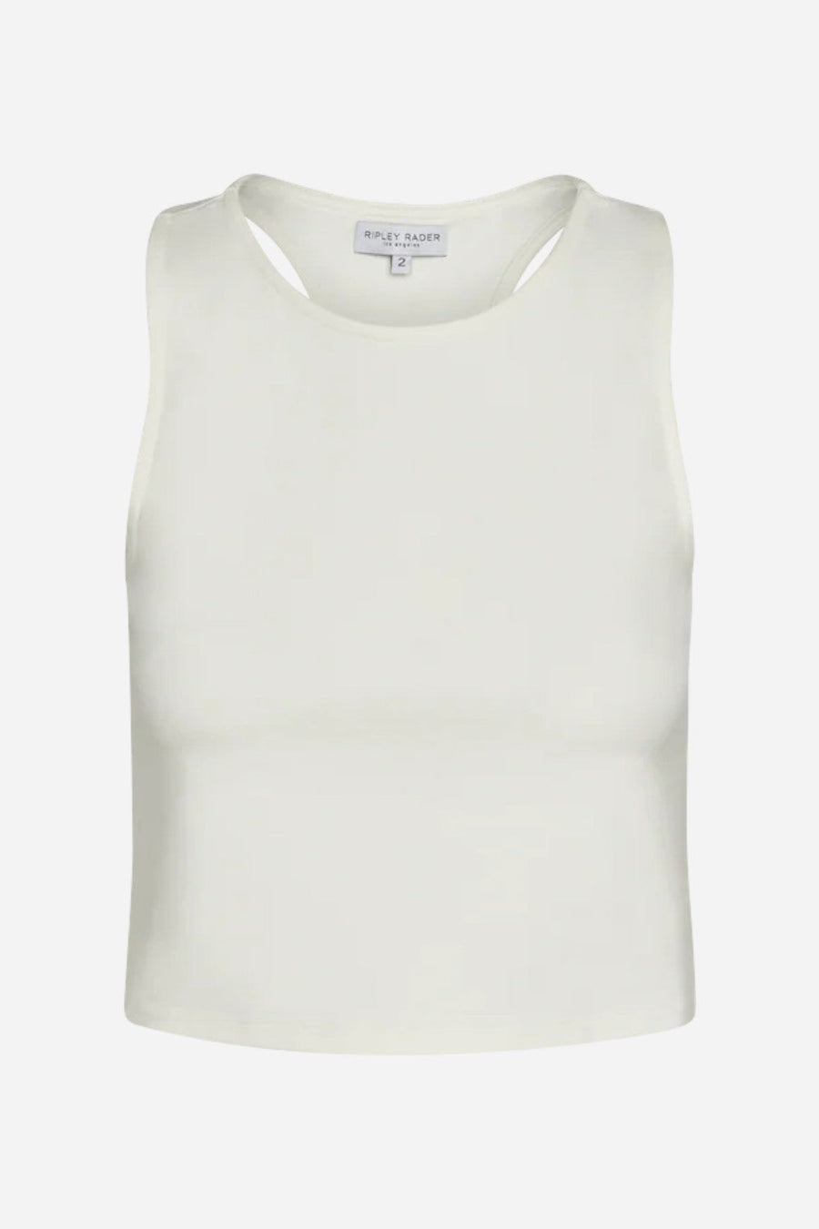 Ripley Rader Off-White Ponte Knit Tank Top – side view