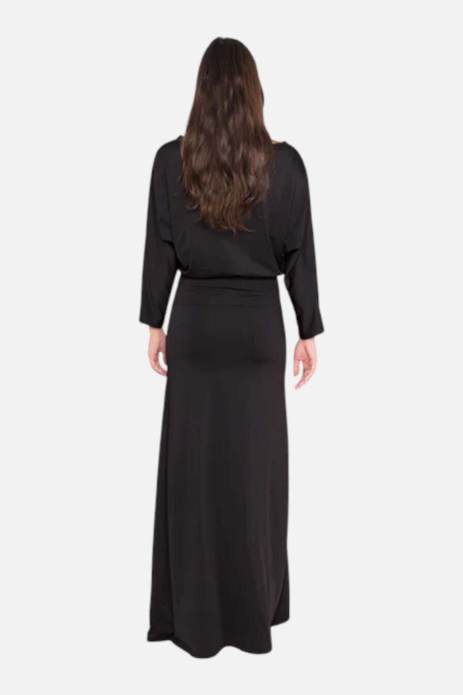 Riply Rader Jersey Cool Girl Dress in Black – side view