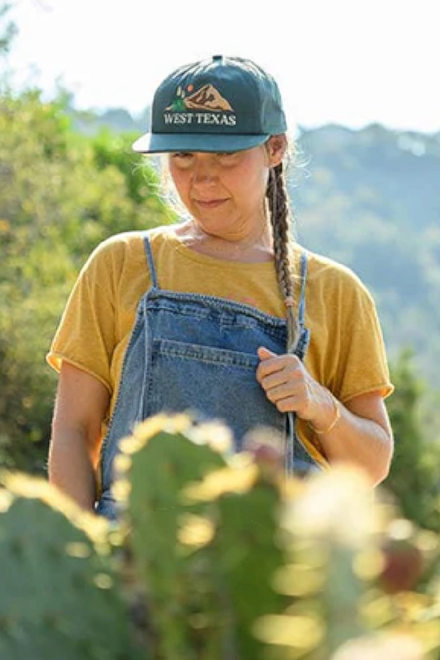 River Road Clothing West Texas Snapback Cap – detail