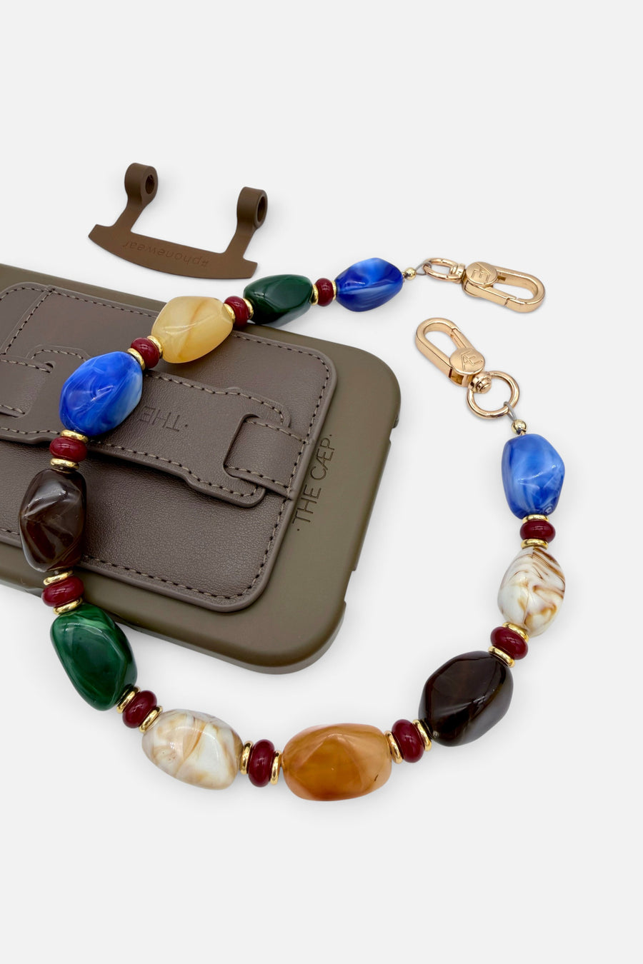 Roam Beaded Phone Strap Wristlet with Gold Hardware – alternate