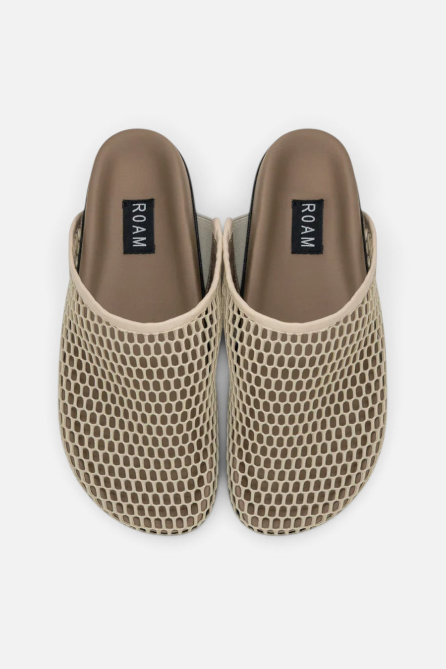 Roam Mesh Clog in Cream – side view