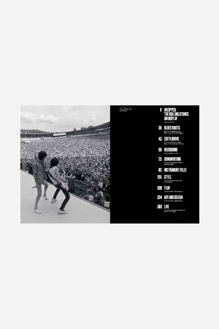 Rolling Stones: Unzipped – back view