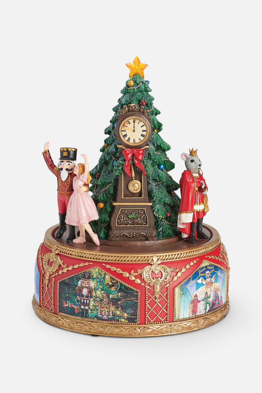 Roman Lighted Musical Nutcracker Ballet Scene – front view