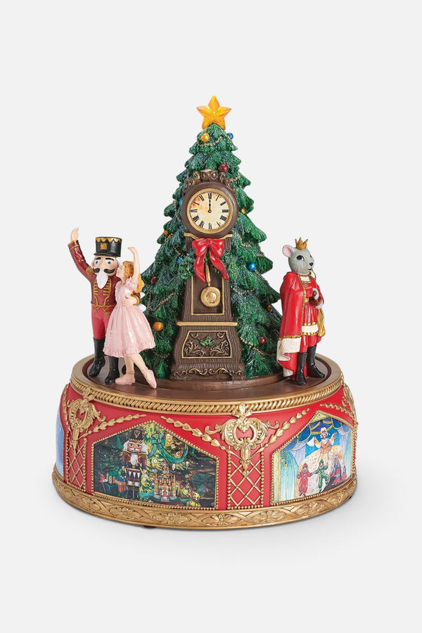 Roman Lighted Musical Nutcracker Ballet Scene