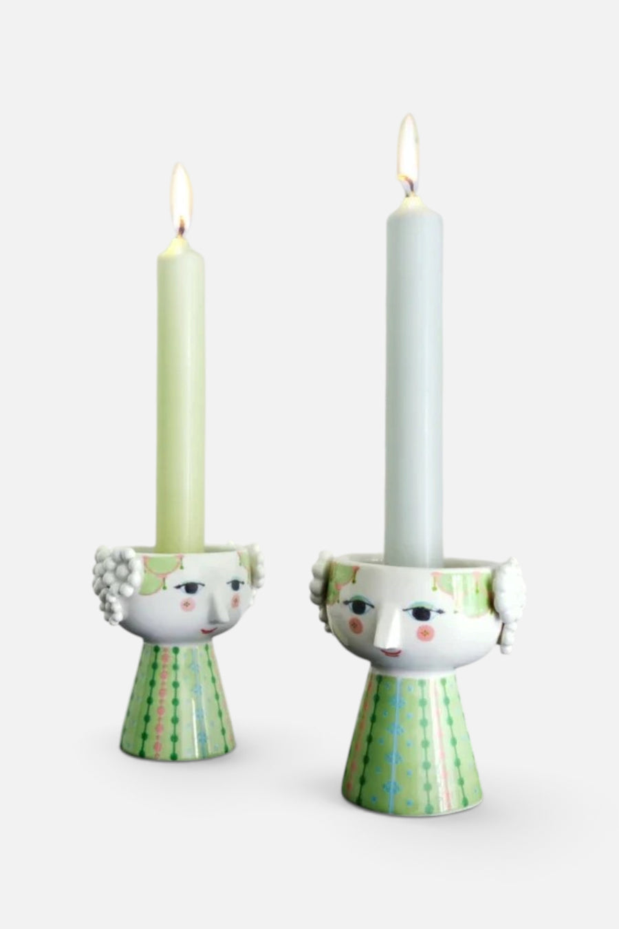 Rosendahl Eva Candle Holder in Light Green – detail
