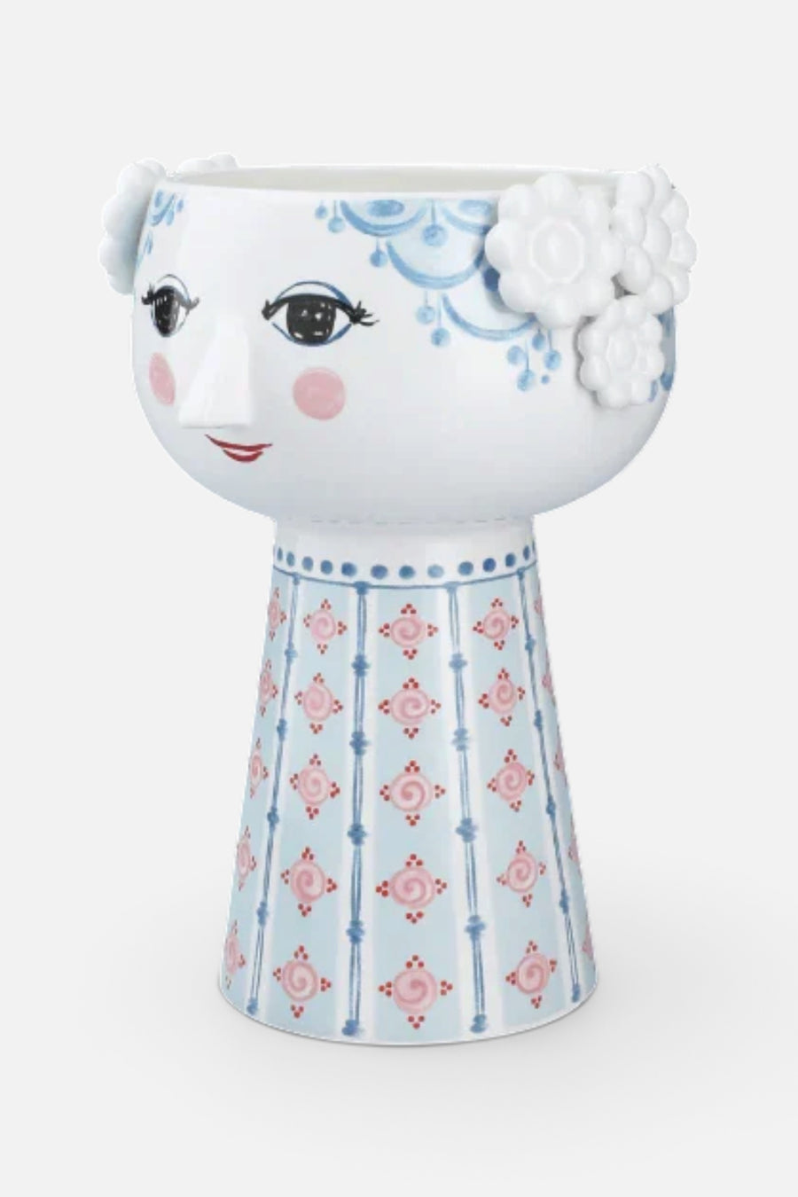 Rosendahl Eva Vase in Light Blue – back view