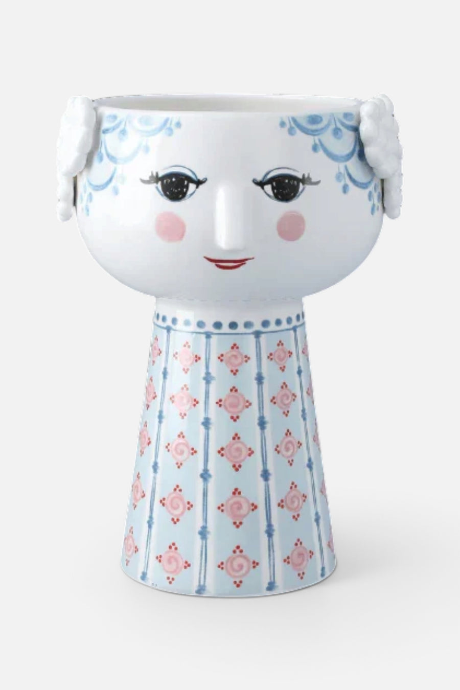 Rosendahl Eva Vase in Light Blue – front view