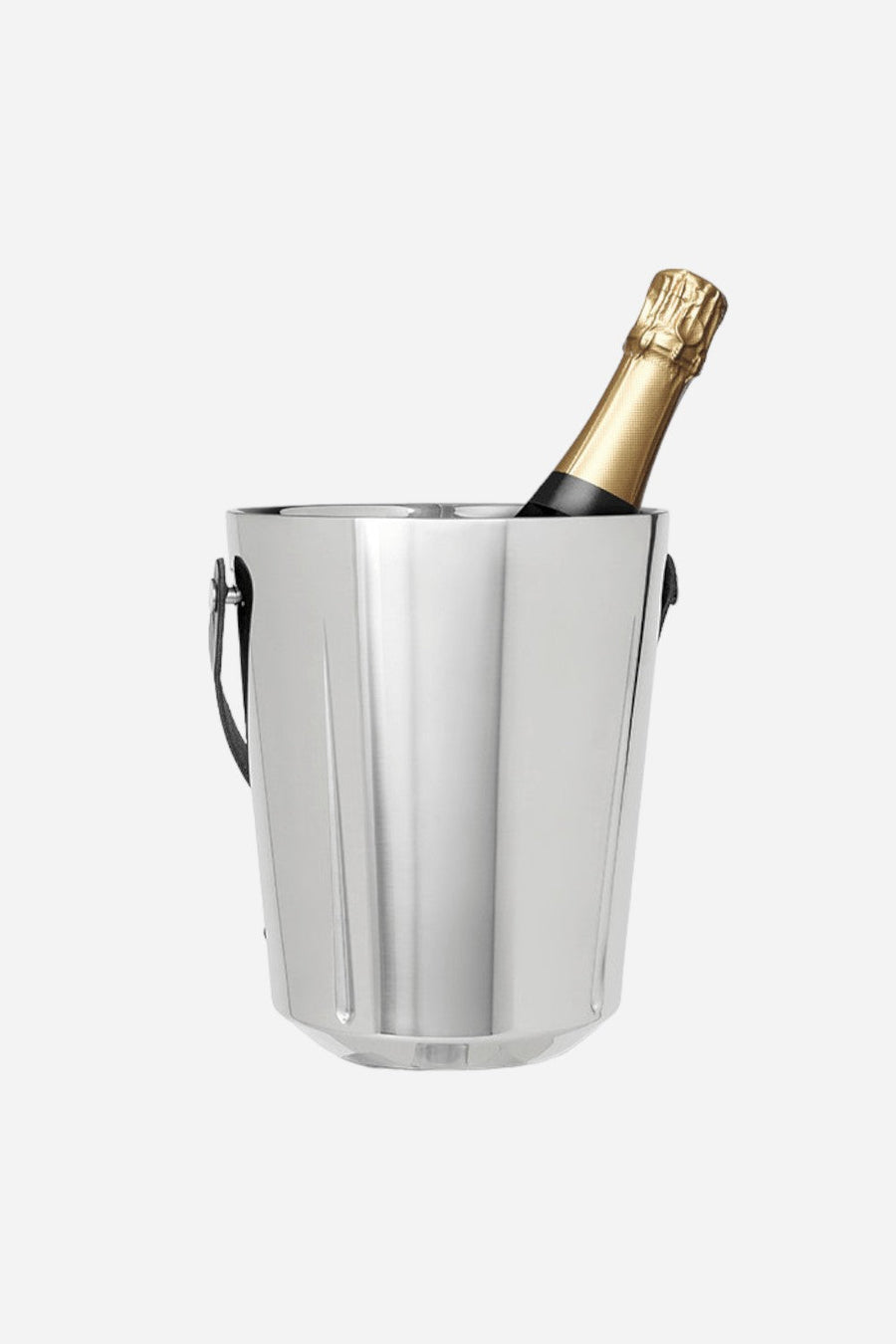 Rosendahl Grand Cru Barware Champagne Bucket in Steel - 8.9 in – front view