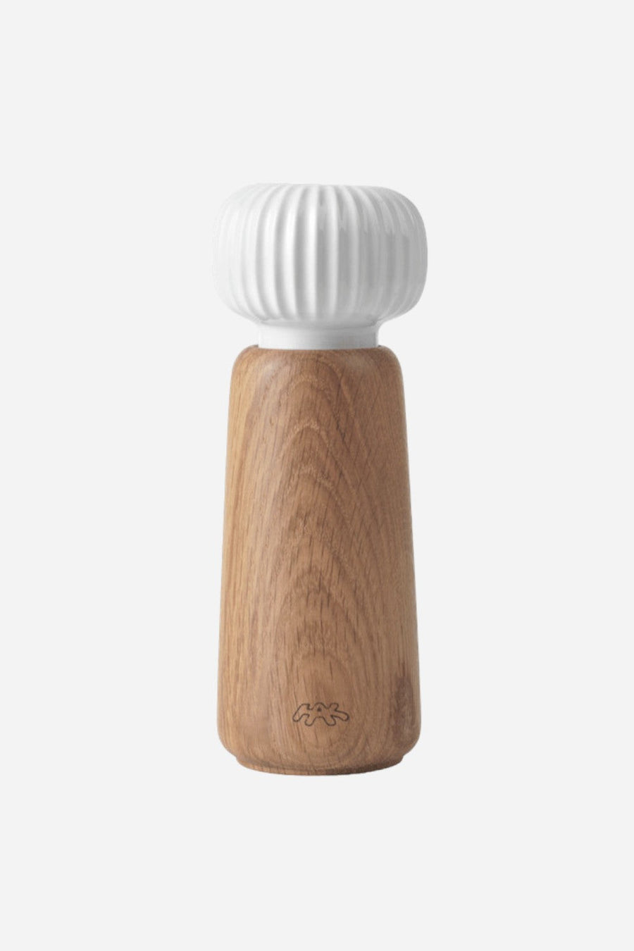 Rosendahl Kähler Hammershøi Grinder in White - 7.1 in – front view