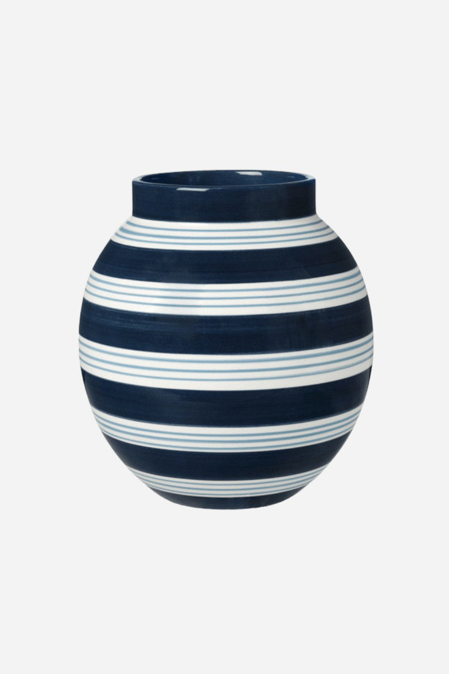 Rosendahl Kähler Omaggio Nuovo Vase in Dark Blue – front view