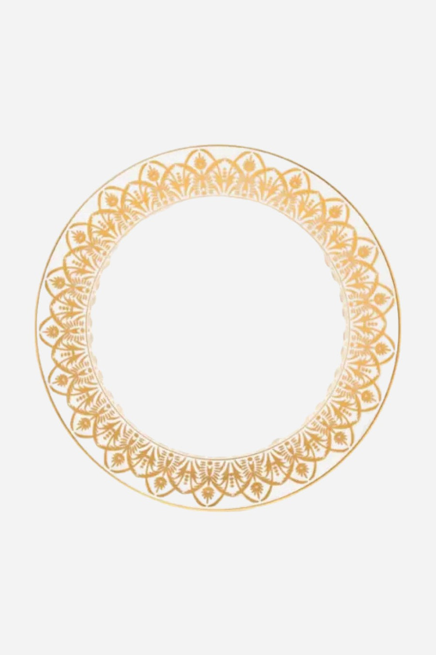 Royal Limoges Oasis White Dessert Plate – front view