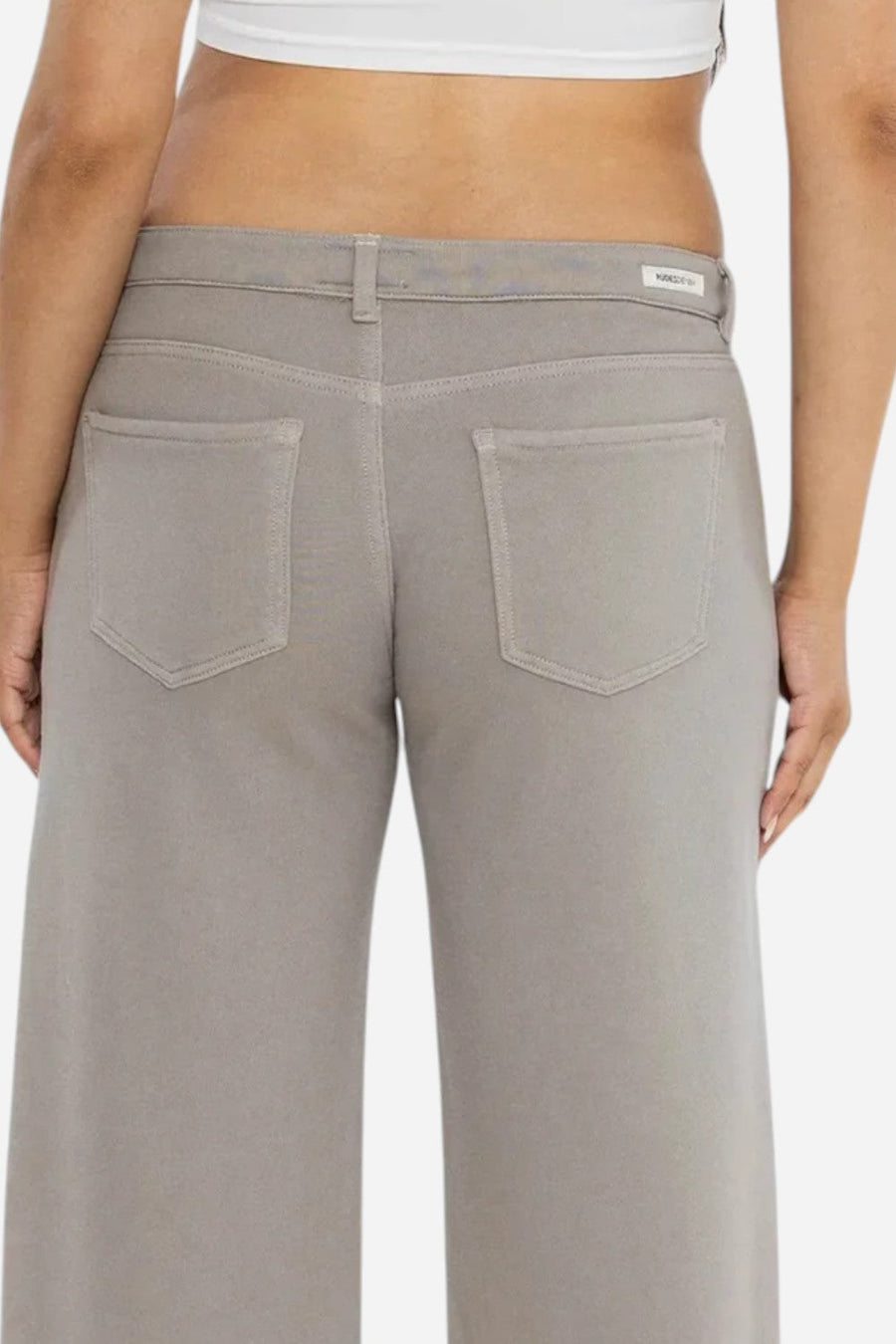 Rudes Demim The Riley Sweatpant in Creme – back view