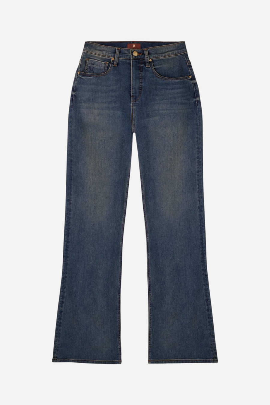 Rudes Denim The Ali Boot Cut in Moonstone – detail