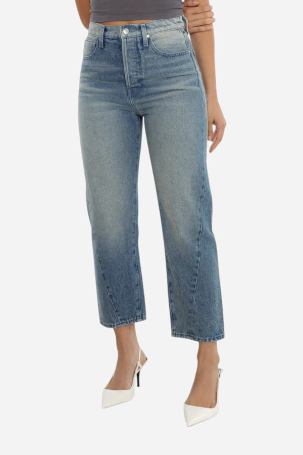 Rudes Denim The Gail Mini Barrel in Cove Blue