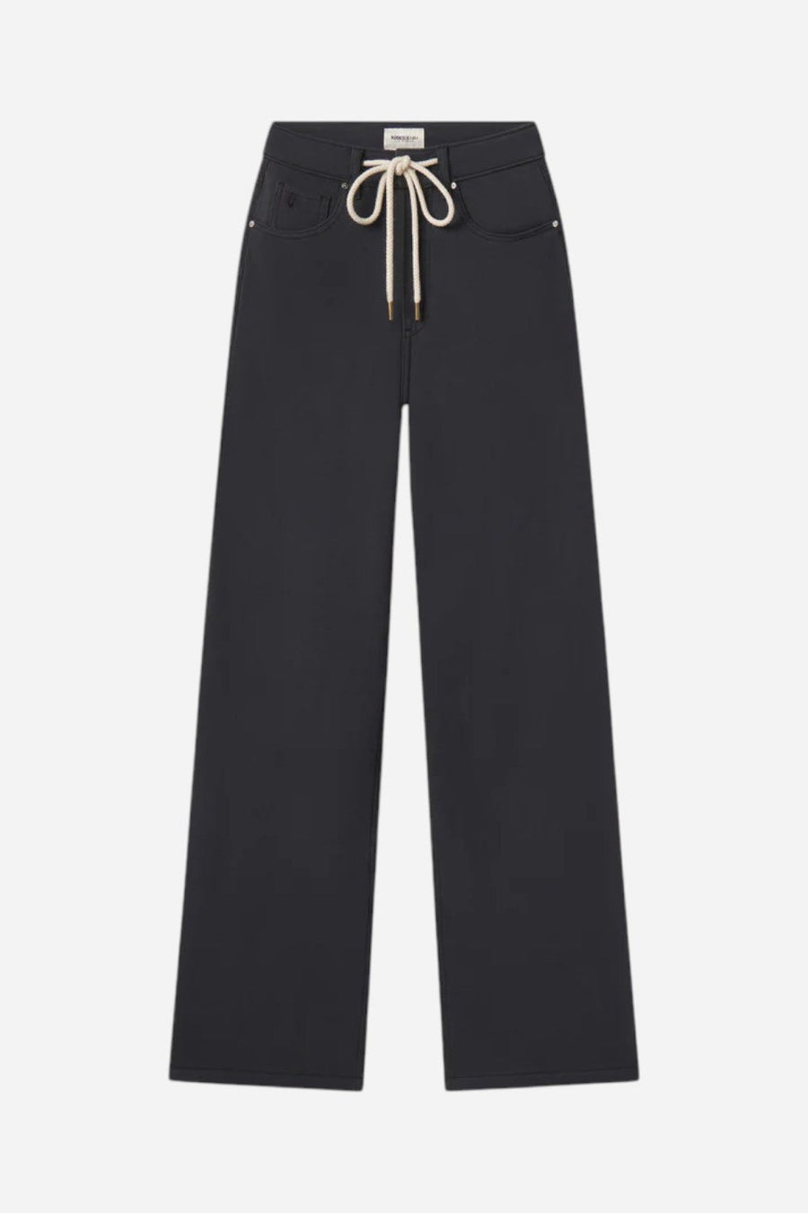 Rudes Denim The Riley Vintage High Rise in Vintage Black – back view
