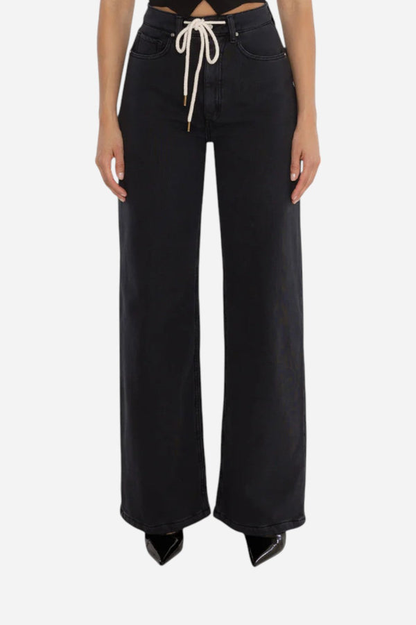 Rudes Denim The Riley Vintage High Rise in Vintage Black