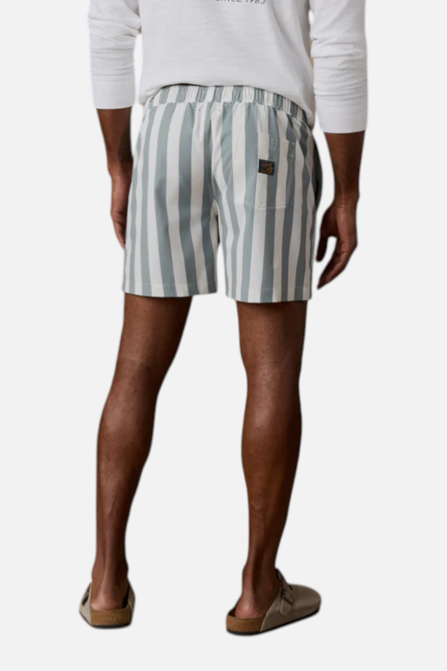 Faherty All Day Trunk 6" in Sage Awning