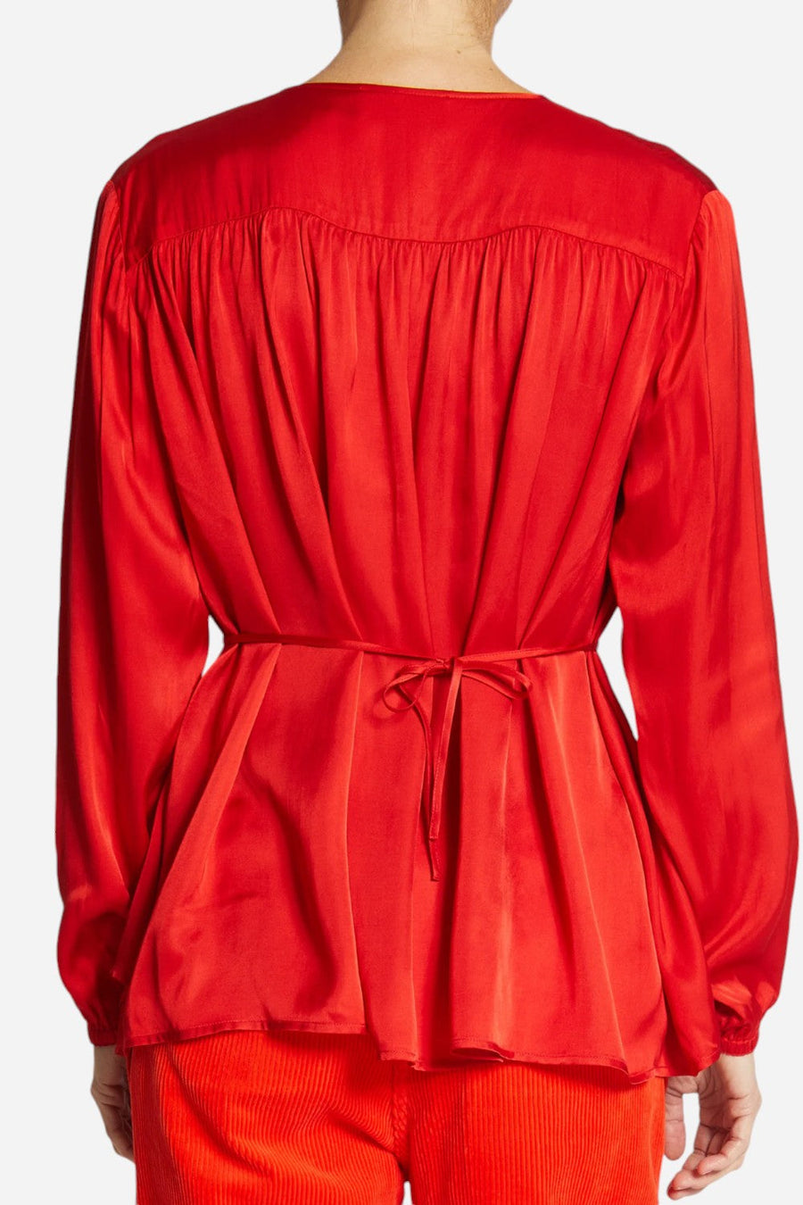 Saint Art Arya Blouse Molten Lava – back view