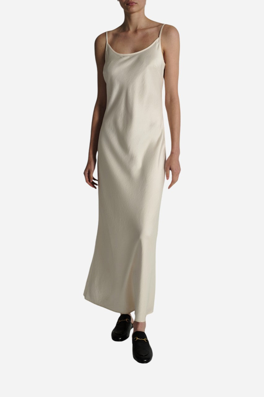 Saint Art Haley Slip Dress Ivory – front view