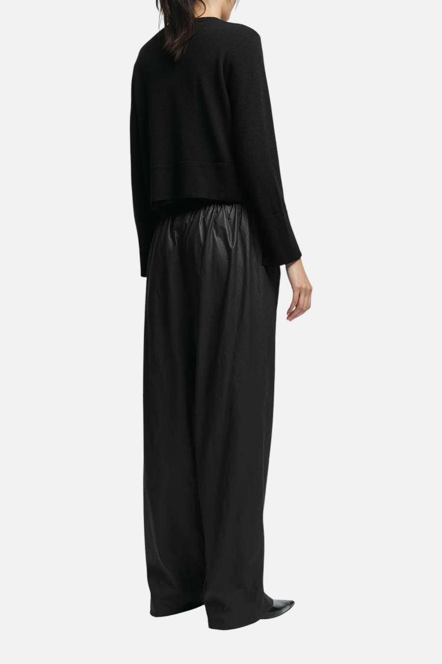 Saint Art Jakob Pull On Pant in Black – back view