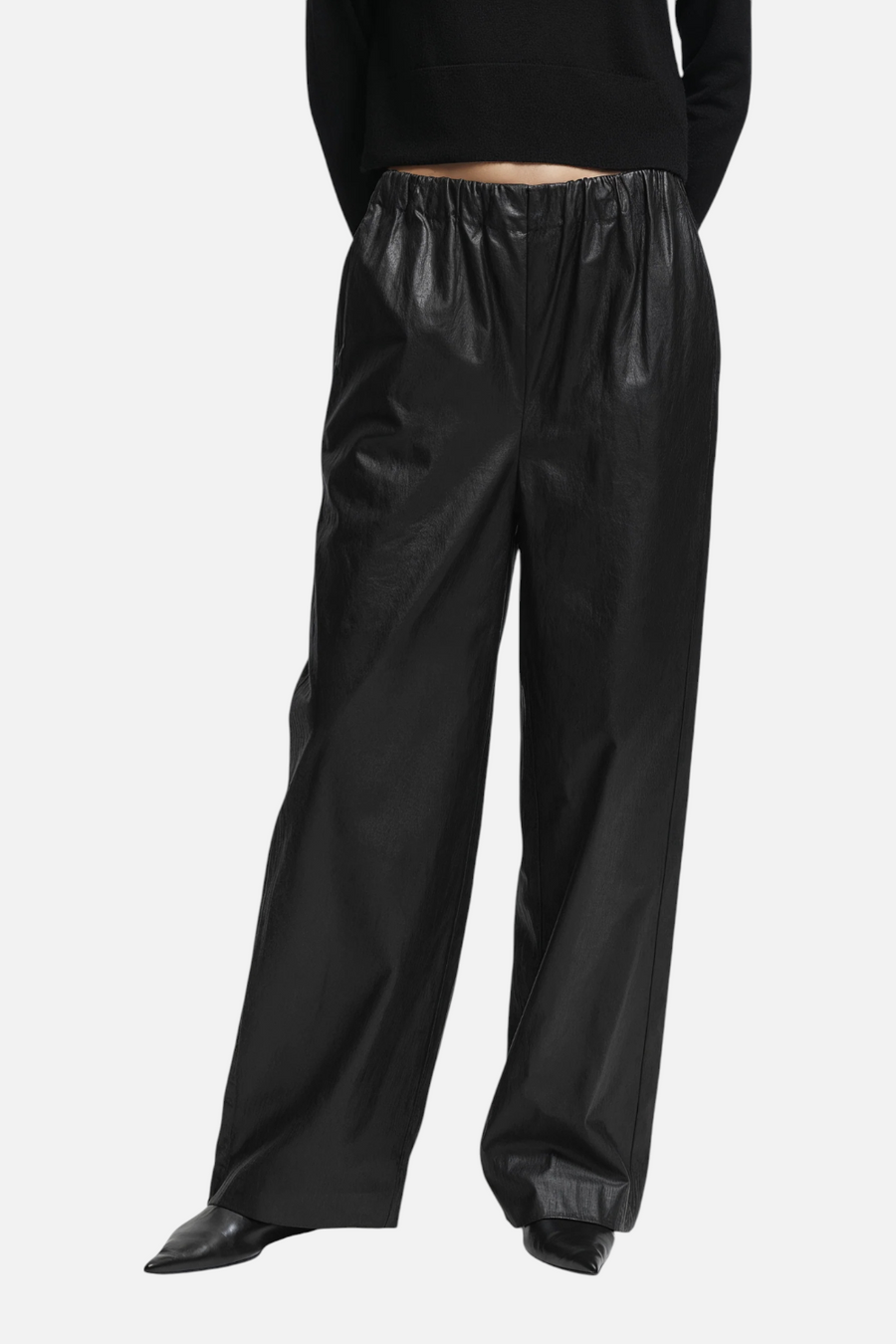 Saint Art Jakob Pull On Pant in Black – front view
