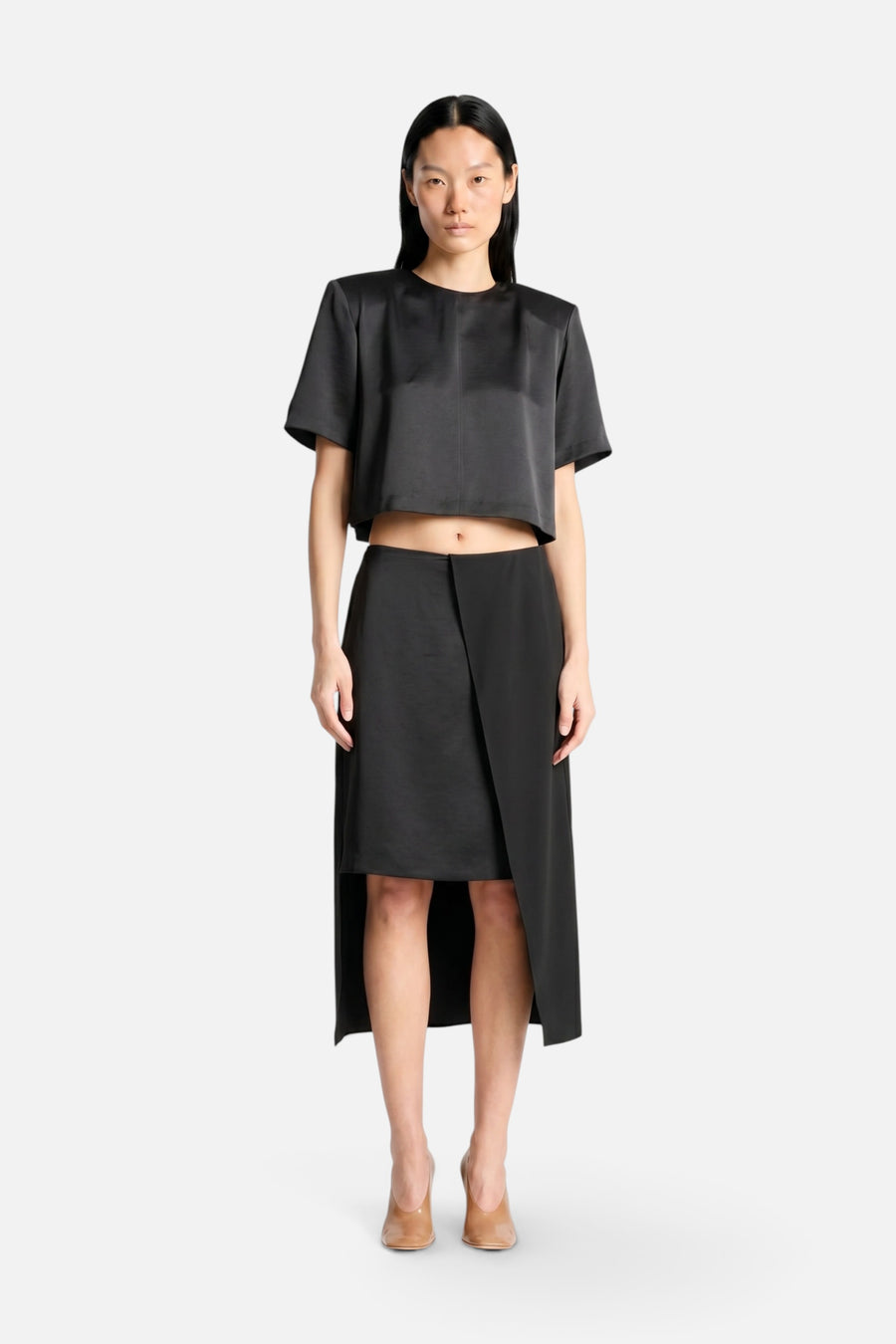 Saint Art Lorne Layered Skirt in Black – alternate