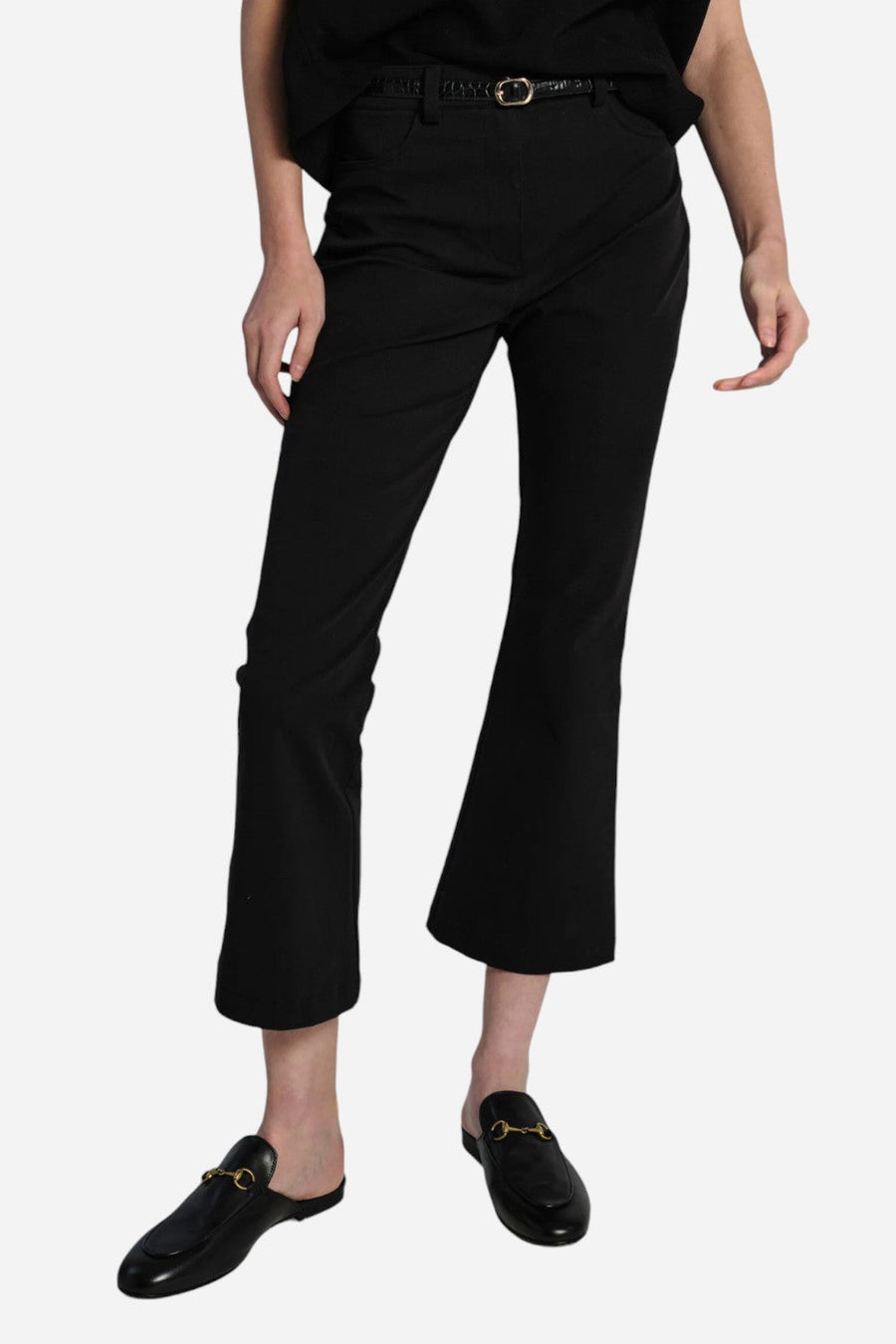 Saint Art Preston Compact Stretch Pant Black – front view