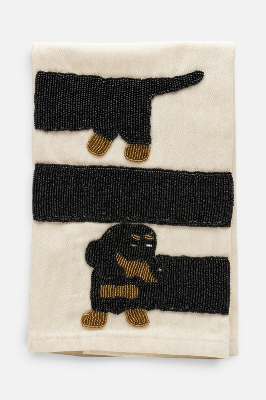 Saint Austin Company Weenie Beaded Towel – front view
