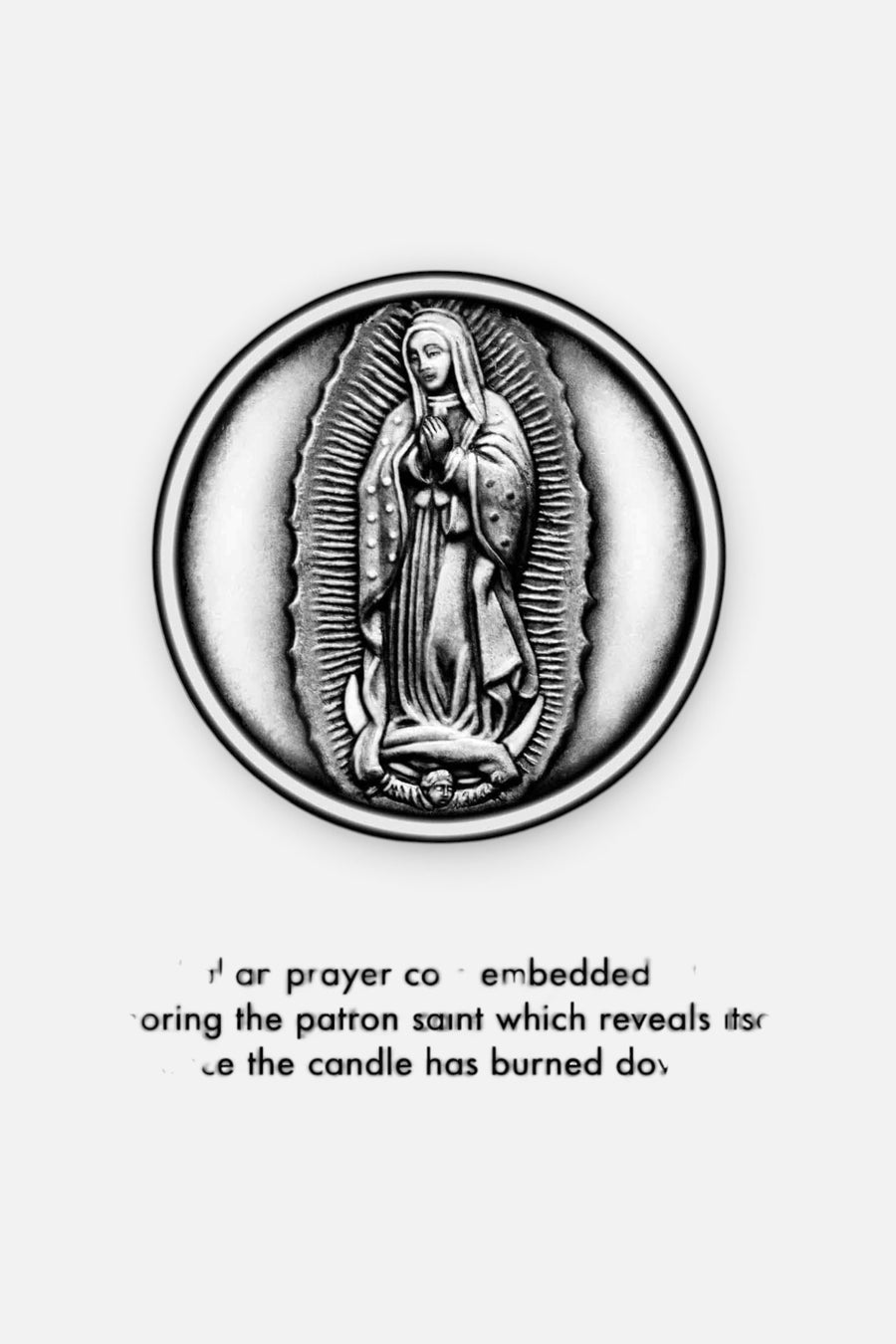 Saint Candles Special Edition St. Virgin Mary Of Guadalupe Candle – detail