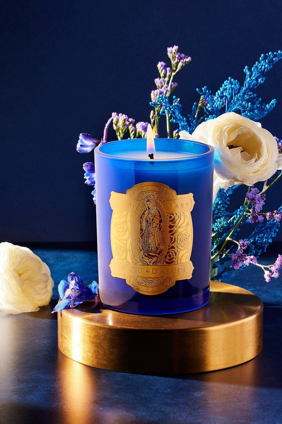 Saint Candles Special Edition St. Virgin Mary Of Guadalupe Candle – side view