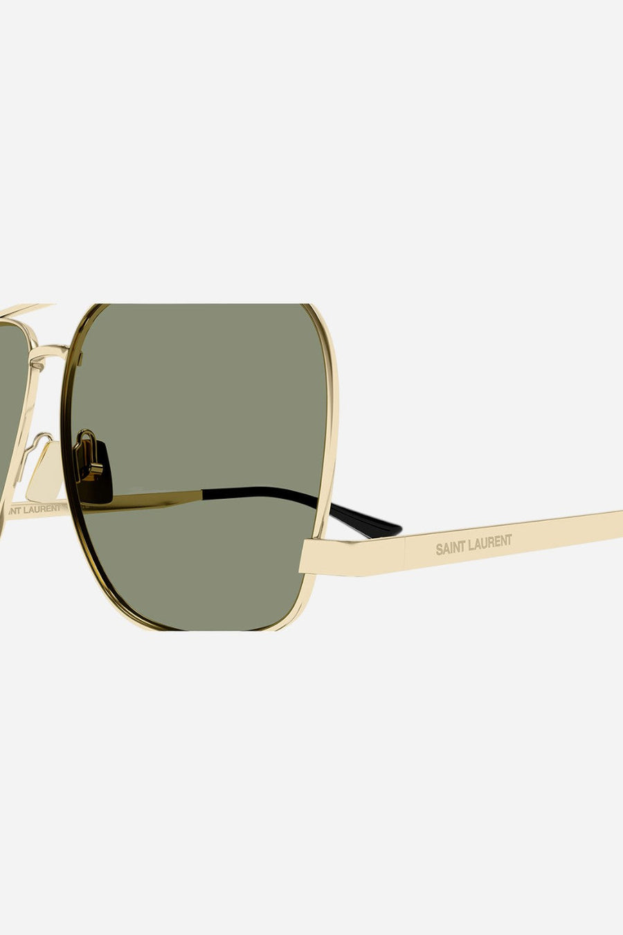 Saint Laurent Gold Aviators - SL 653 LEON-003 59 – flat lay
