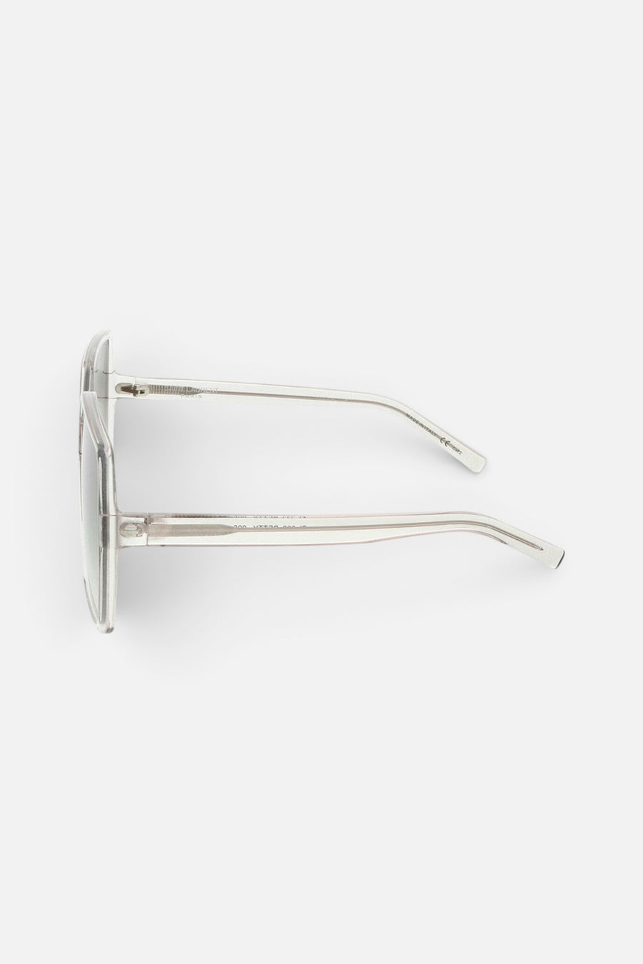 Saint Laurent Nude Sunglasses with Brown Gradient Lenses – side view