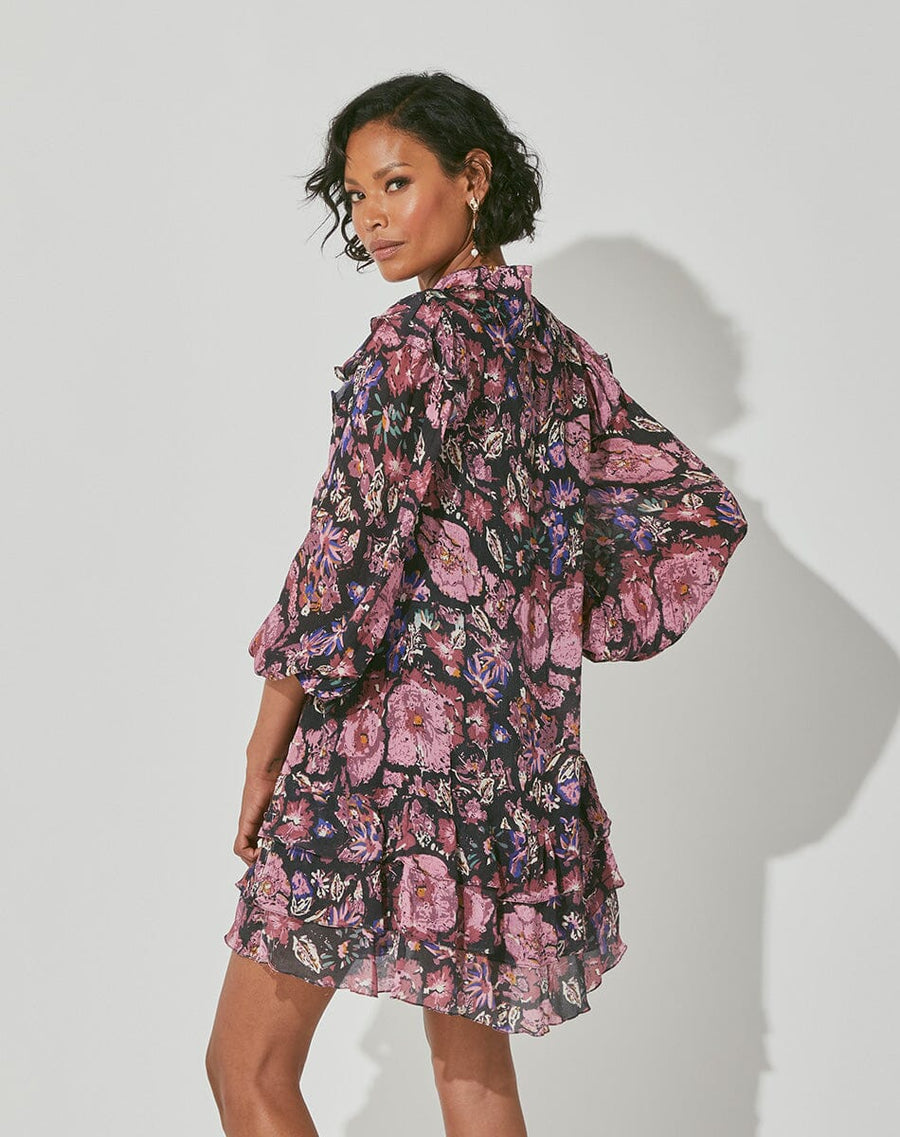 Samaya Mini Dress in Jolie Floral – detail