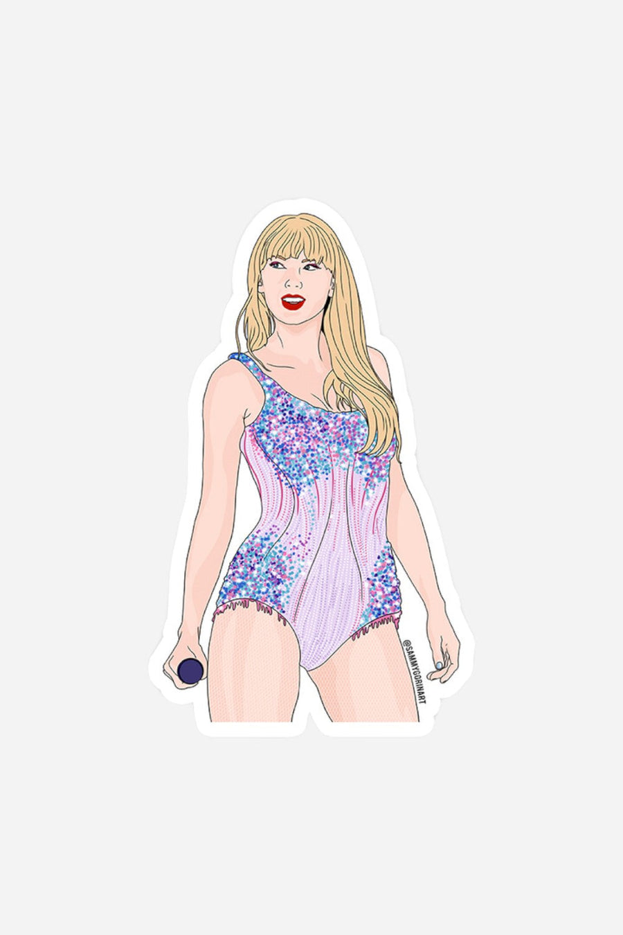 Samy Gorin Eras Vinyl Sticker – front view
