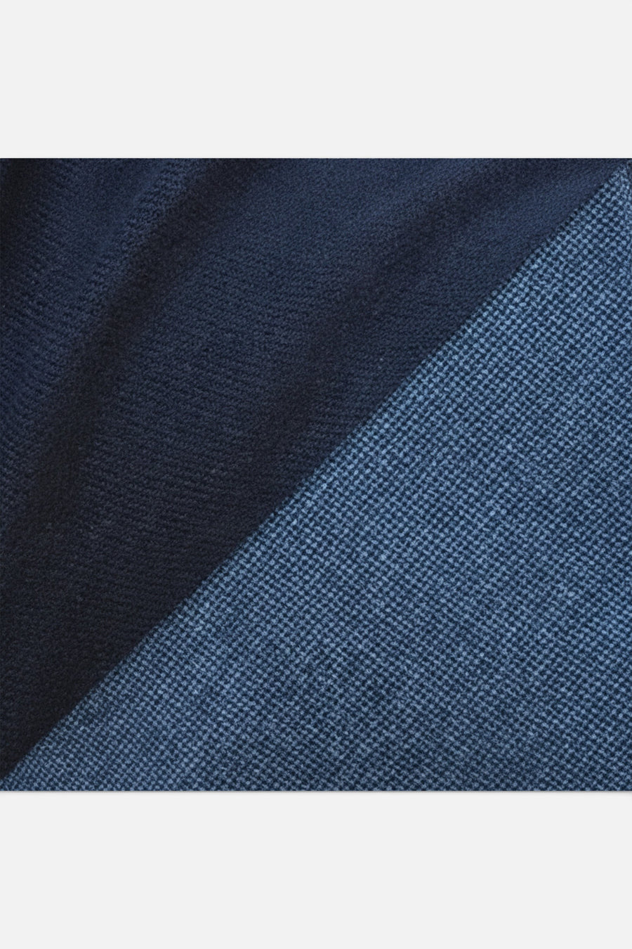 Santa Barbara Cotton Cashmere Knit Jacket in Navy – flat lay