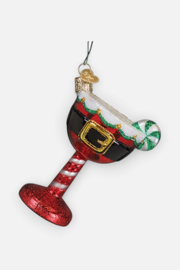 Santa Cocktail Ornament