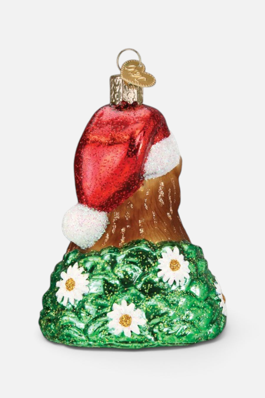Santa Groundhog Ornament – back view