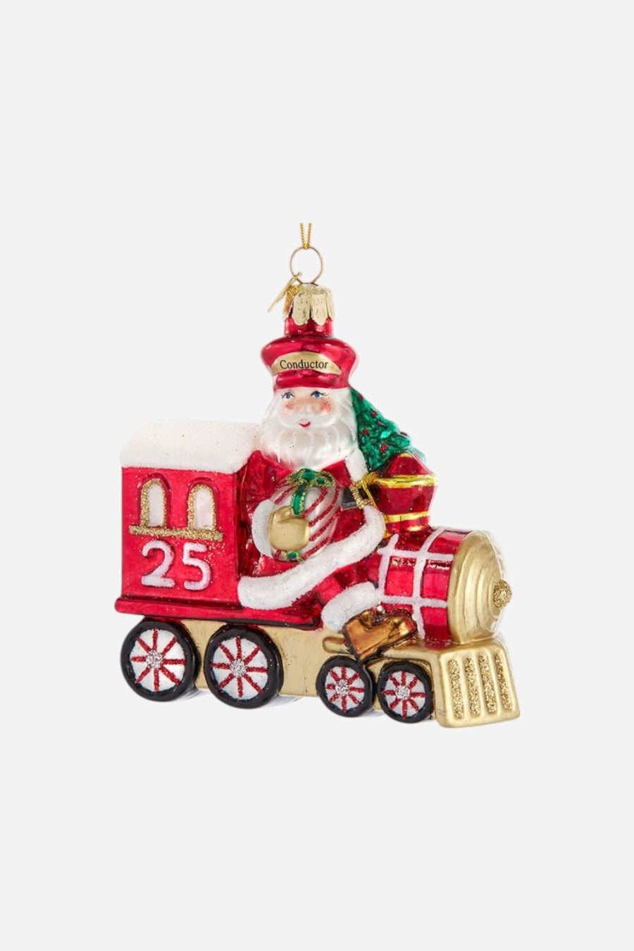 Santa In Xmas Train – front view